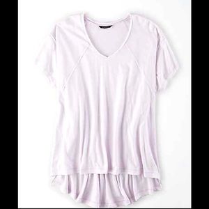 american eagle oversized lavender tee!